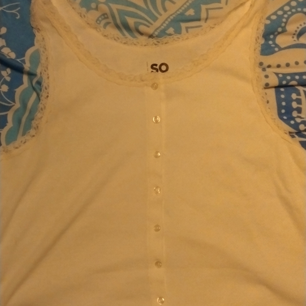 So Tank with button up